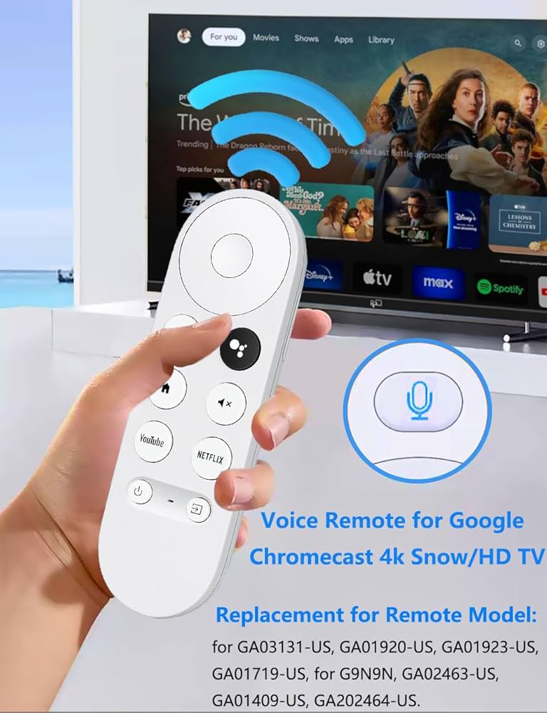 Chromecast with Google TV 4K　＋　予備リモコン Amazon | Google 公式正規品 純正品 【リモコン単体